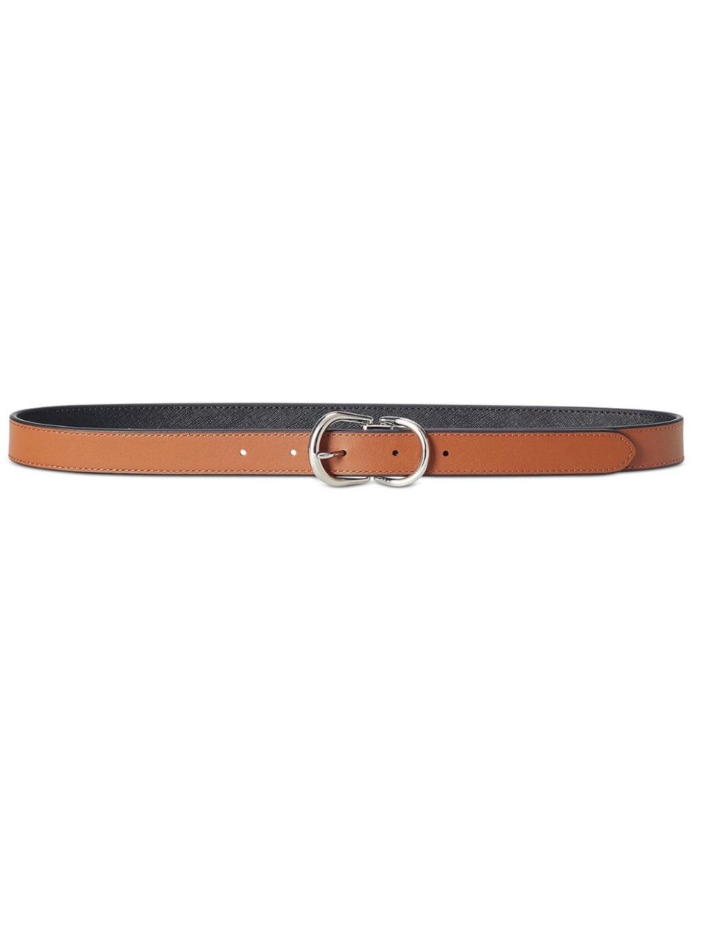 Ralph Lauren Reversible Crosshatch Leather Belt